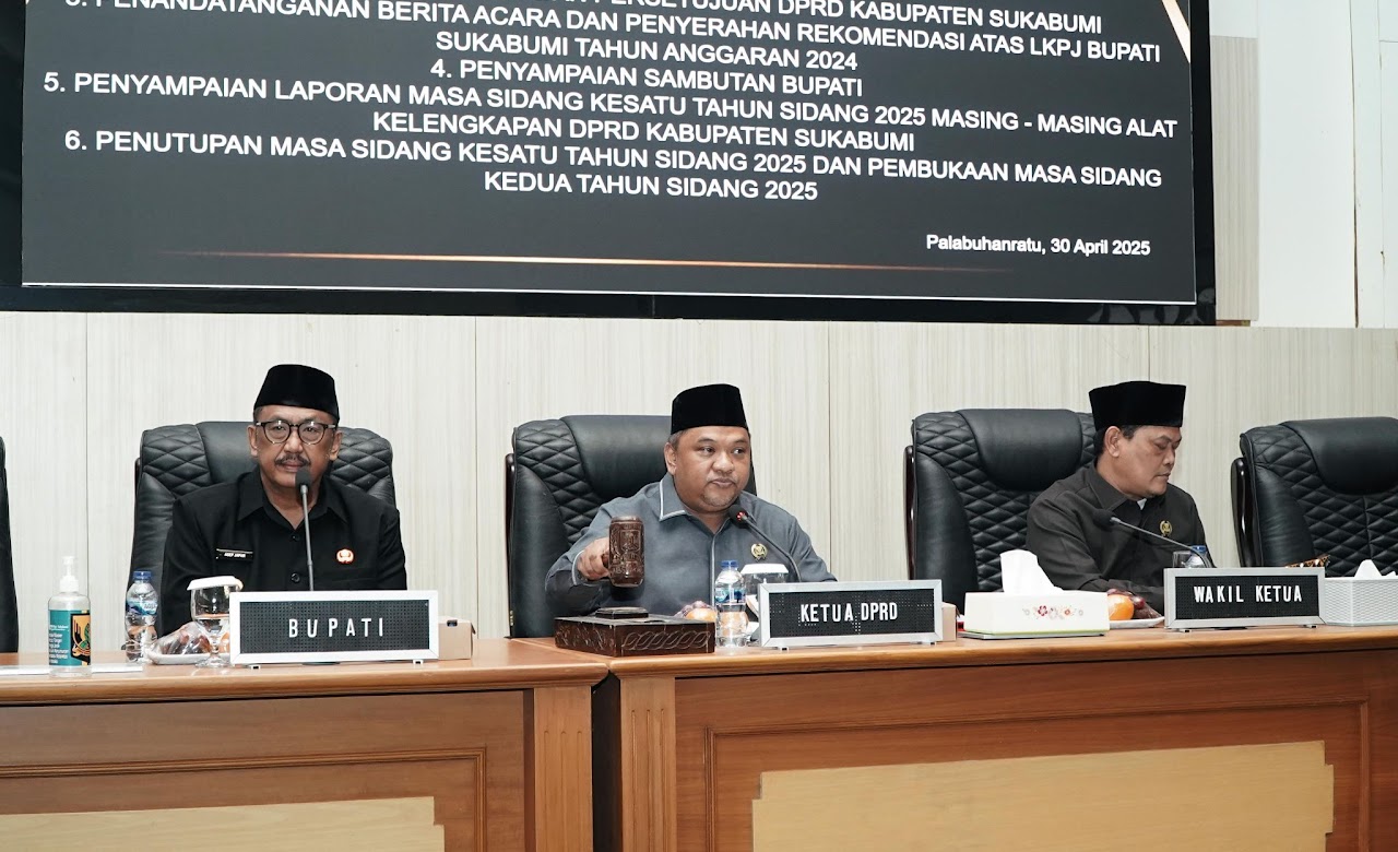 Paripurna DPRD Kabupaten Sukabumi Ke-14 Tahun Sidang 2025