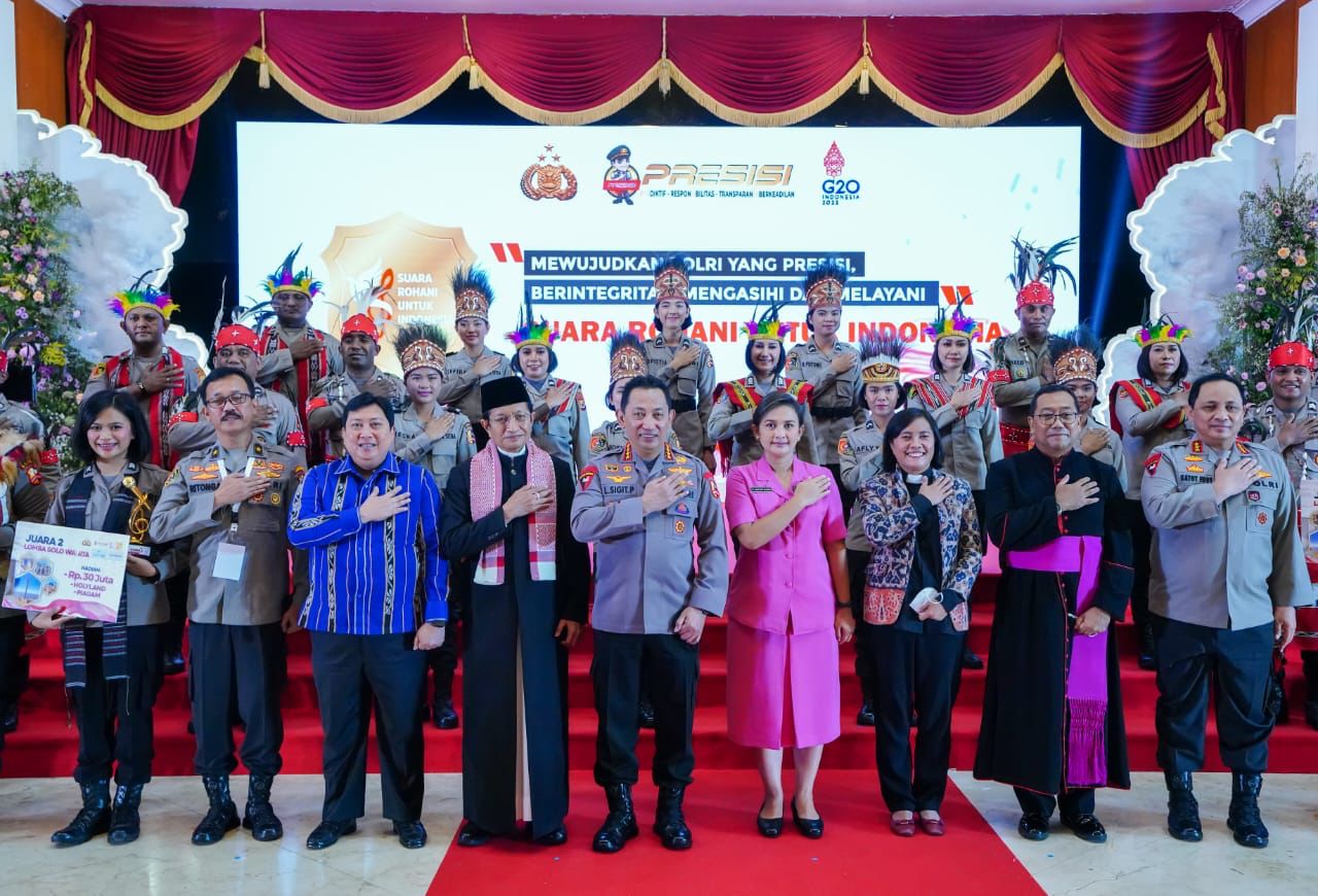 Kapolri: Kita Terus Membangun Nilai Persatuan, Toleransi dan Keberagaman.
