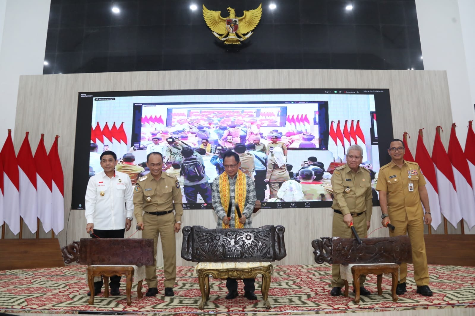 Mendagri Tito Karnavian Resmi Buka Kegiatan Pencanangan Gerbangdutas Ke-12