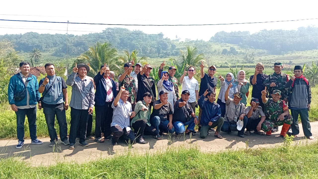 Dirjen Tanaman Pangan Tinjau Sawah Kering di Kertamukti, Warga Harap Desa Kertamukti Kembali Jadi Lumbung Padi