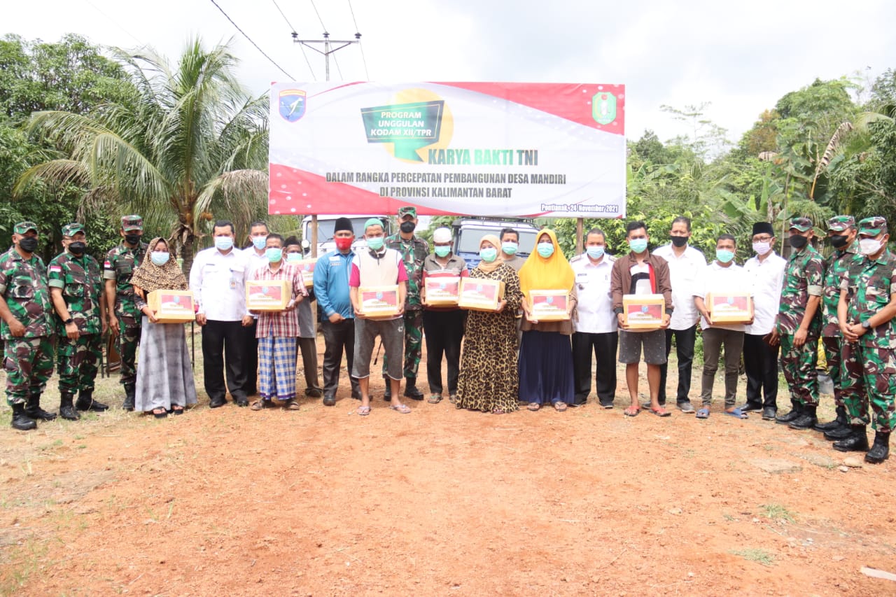 Kejar Target, Kodam XII/Tpr Gelar Serbuan Vaksinasi Covid-19 di Madu Sari